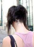 cieniowane fryzury krótkie - uczesanie damskie z włosów krótkich cieniowanych zdjęcie numer 204B